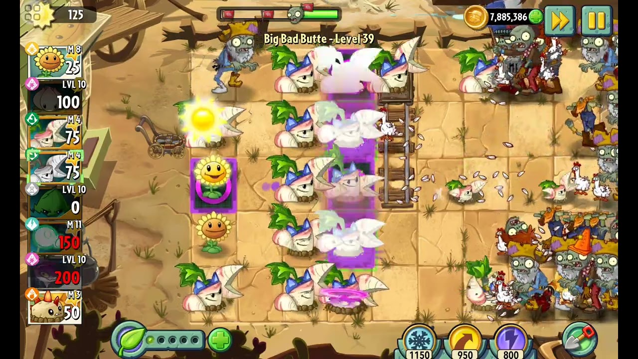 Plants Vs Zombies 2: Big Bad buttle уровень 39 #зомби #игры #plantsvszombies #pvz #jump