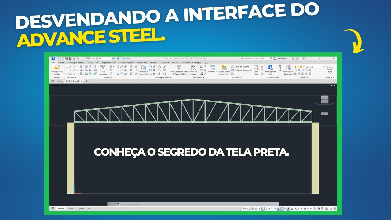 Desvendando o Advance Steel: Conhecendo a Interface de Forma Simples!