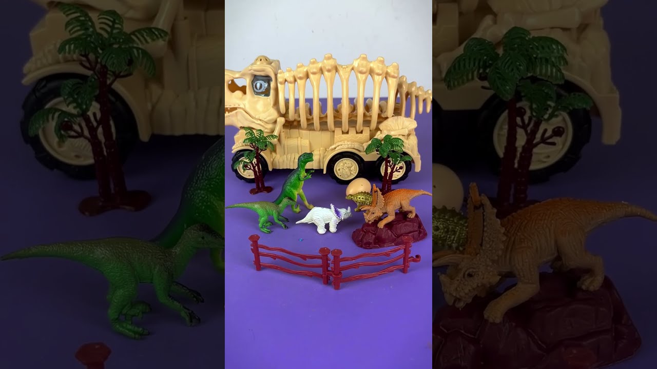 Jurassic World Dinosaur Bone Truck AMSR #toys #jurassicworld #asmr #jurassicworldrebirth #dinosaur