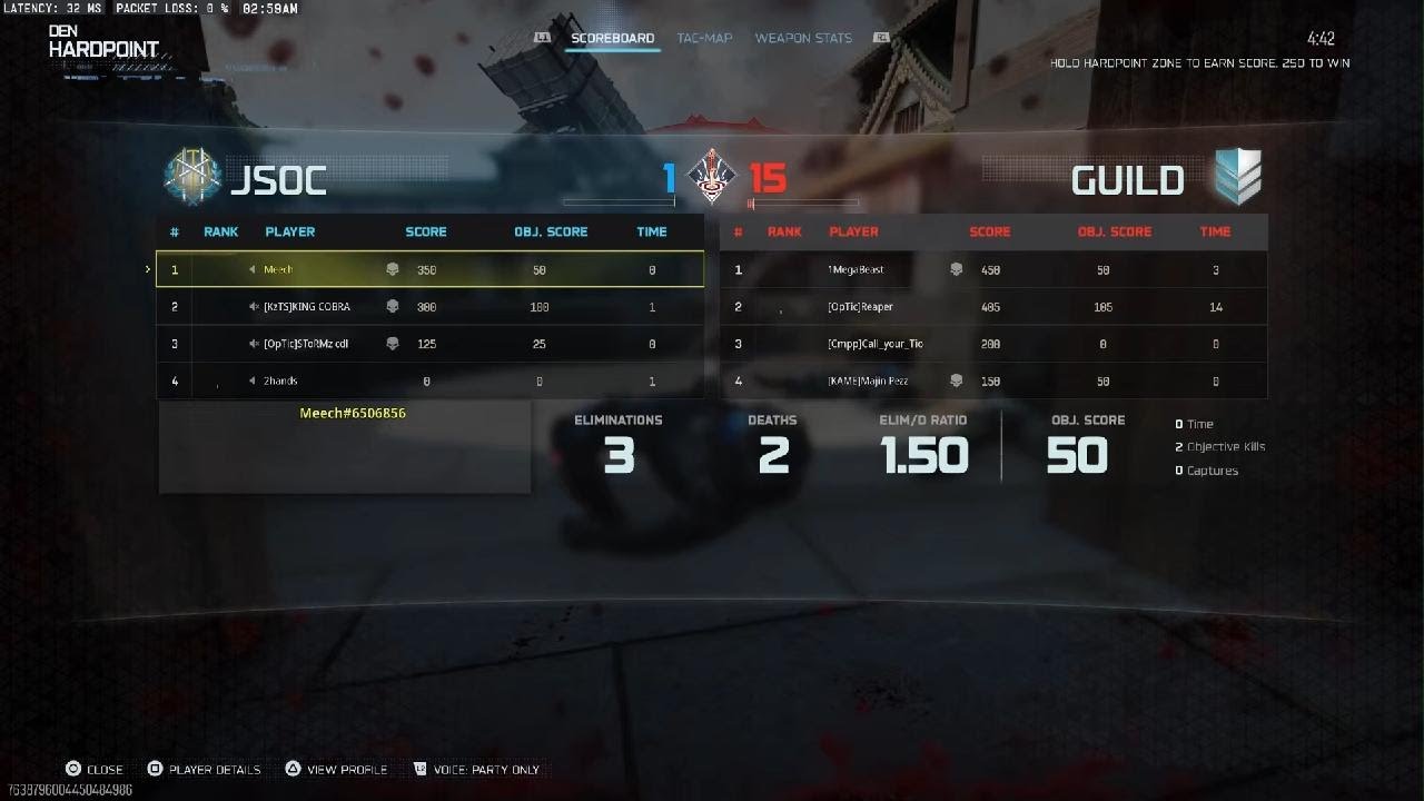 Scar S&D/Ranked  1v4