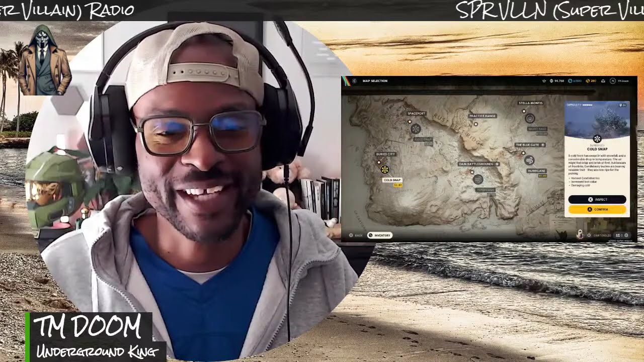 SPR VLLN (Super Villain) Radio and Gaming w/TM DOOM