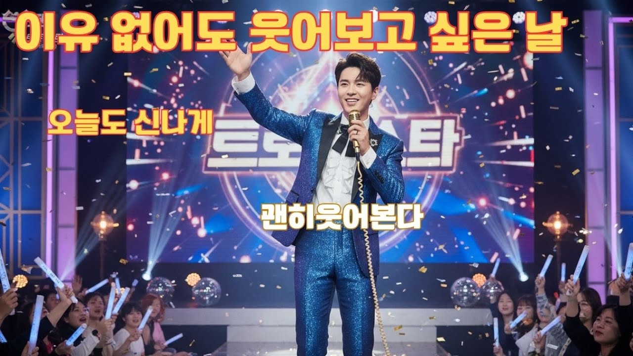 [신나는 트로트] 괜히 웃어본다 😊 듣다 보면 기분 풀리는 신나는 트로트 | 웃음이 먼저 나는 노래 #트롯 #최신트로트 #세미트로트