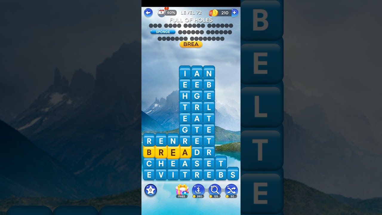 Word Crush Level 72 | Word Crush Full Of Holes