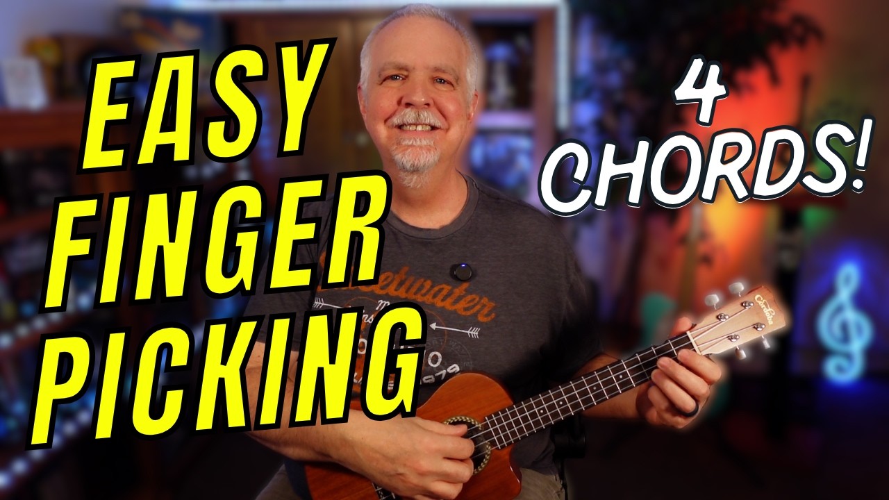 Blowin’ in the Wind – Easy Ukulele Fingerpicking (Only 4 Chords!)