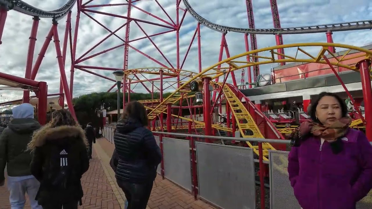 Ferrari Land #portaventura #walkthrough 