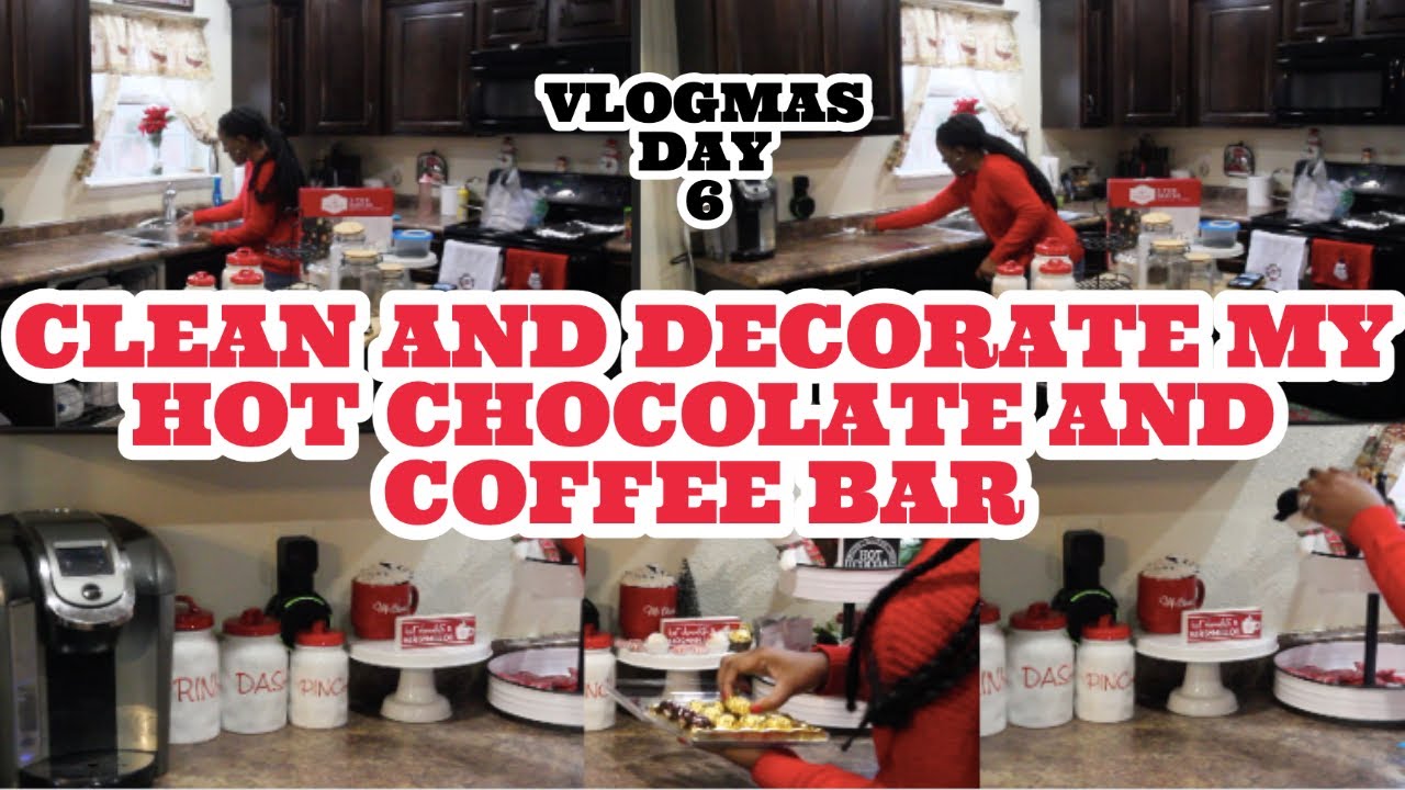 ⛄️CHRISTMAS HOT COCOA BAR 2022//HOT CHOCOLATE STATION //DECORATING FOR CHRISTMAS