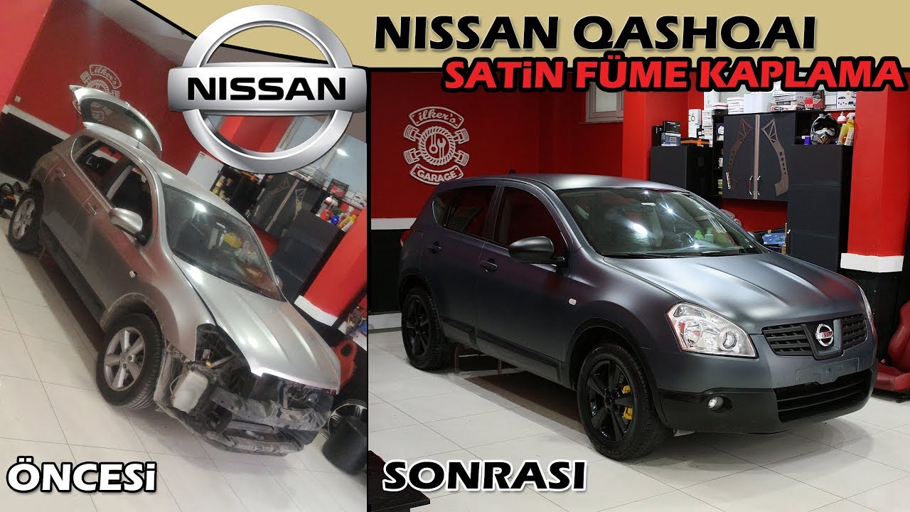 Nissan Qashqai - Satin Füme Kapladık!!!