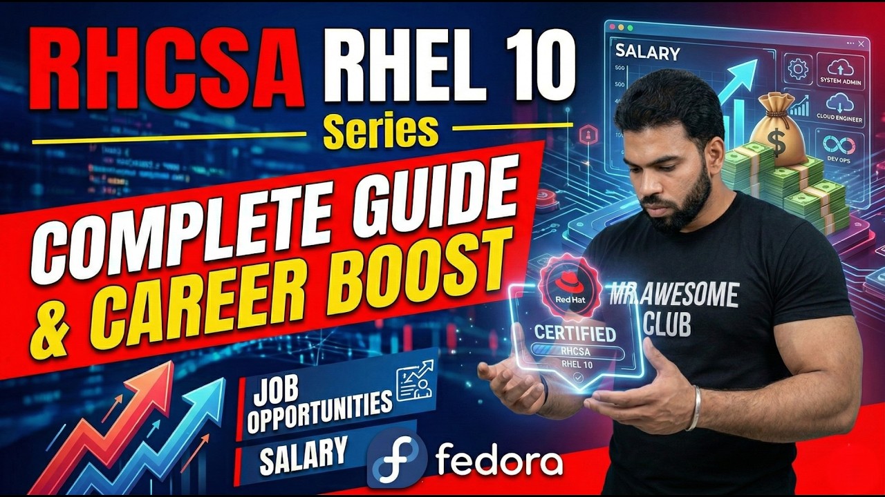 RHCSA RHEL 10 Course Introduction | Red Hat Roadmap & Linux Career Guide #rhcsa #rhel10 #rhel #ex200