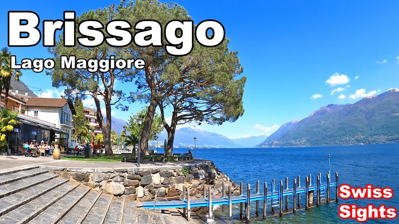 Brissago Switzerland 4K Splendid Village Lago Maggiore Ticino