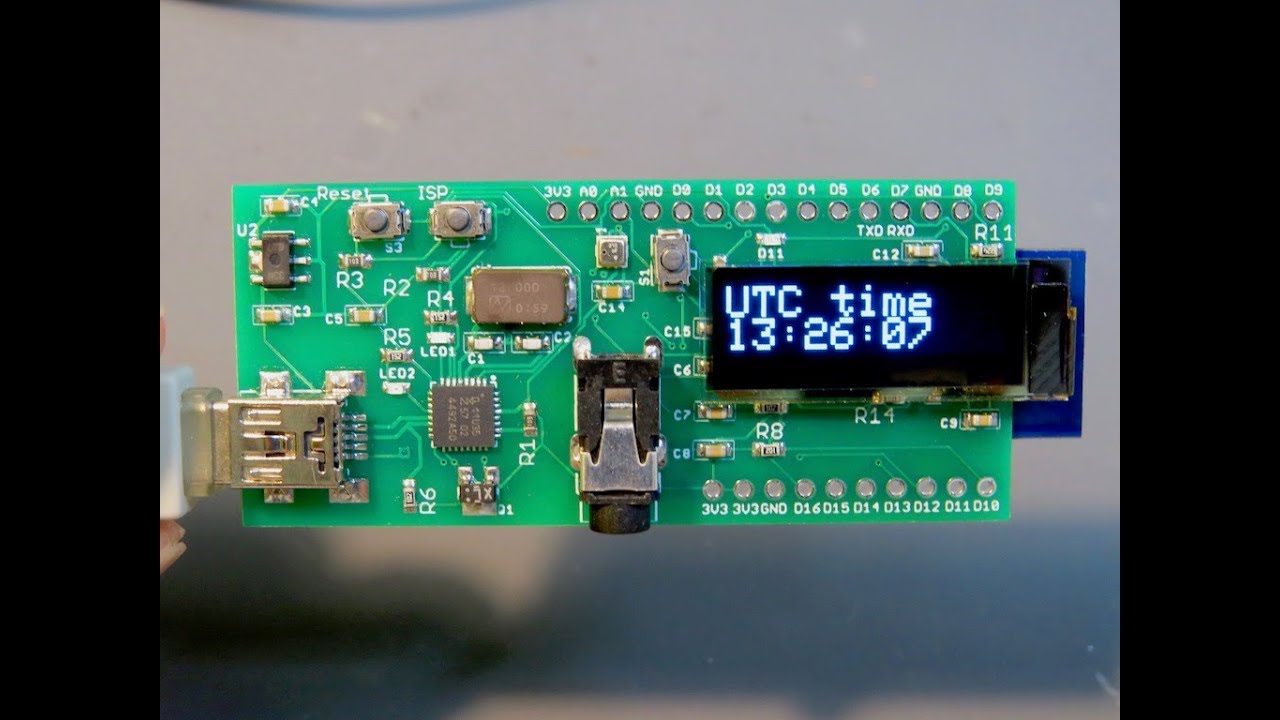 RTL8710 (ARM Cortex M3 based WiFi module) developing board with OLED and sensors..