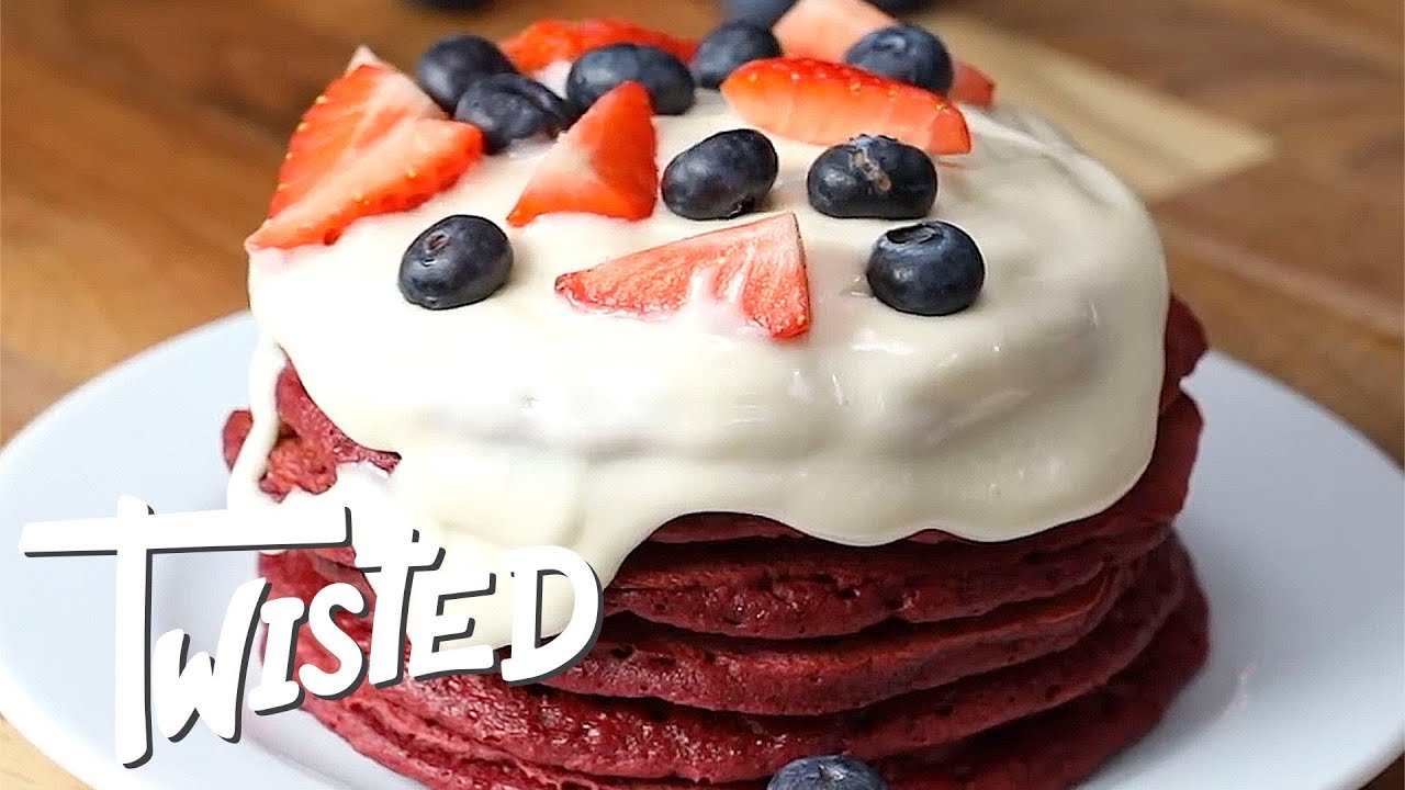 Red Velvet Pancakes Recipe