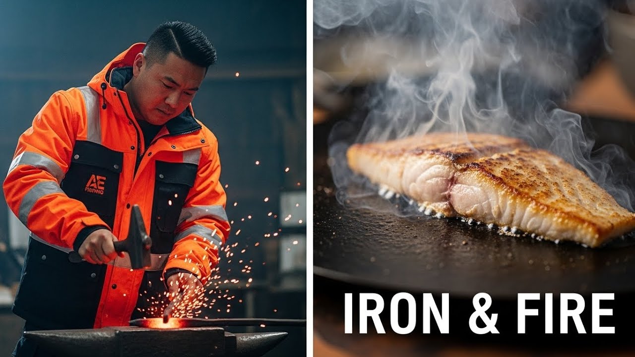 Catch & Cook: Seared Fish on a Blacksmith's Forge (ASMR) | Solo Survival ( DAY 14 )