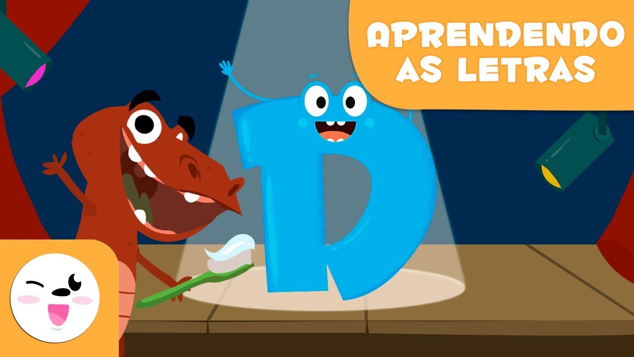 Aprenda a letra D com a o dinossauro Davi | Abecedário