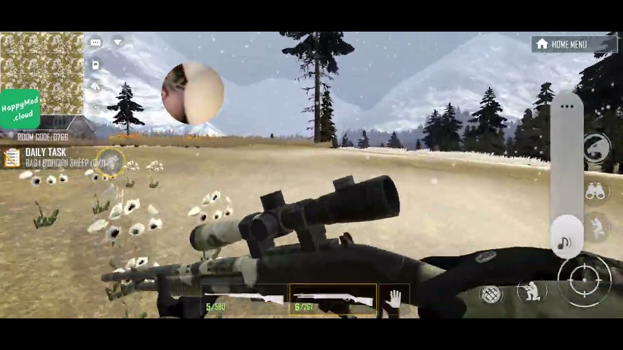 Snow gaming hunting
