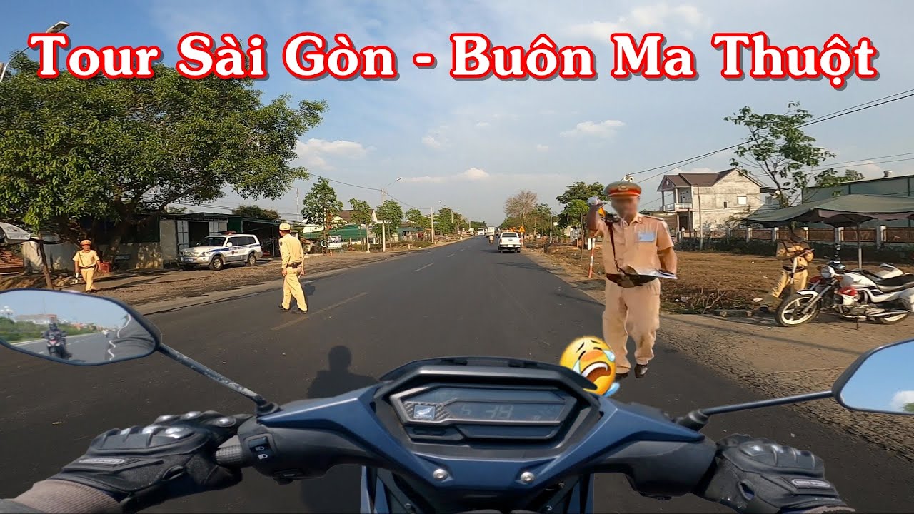 QL14 hành trình từ Sài Gòn về Buôn Ma Thuột gặp nhiều chốt CSGT | đi xe máy về Đắk Lắk