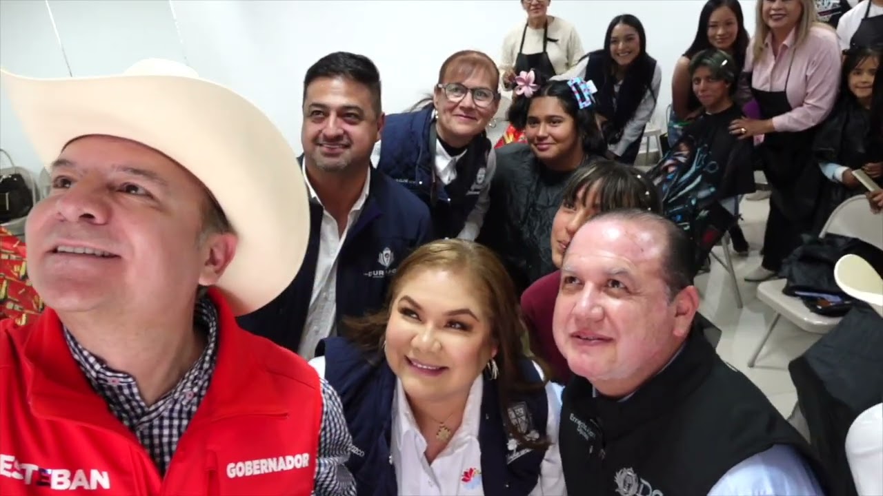 Esteban Villegas recorre Santa Clara y Cuencamé; entrega obras