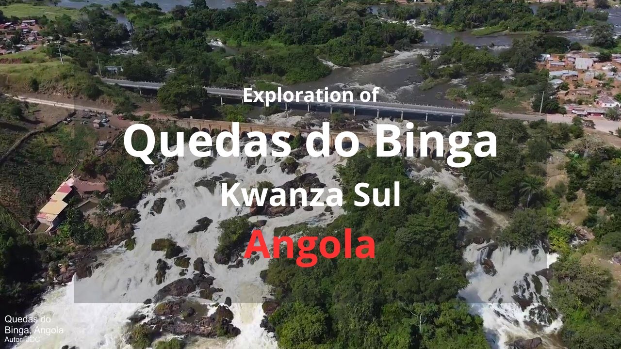 Quedas do Binga, Cuanza Sul, Angola - Angola Virtual Tour Vlog Ep282023 DJI Mini 2