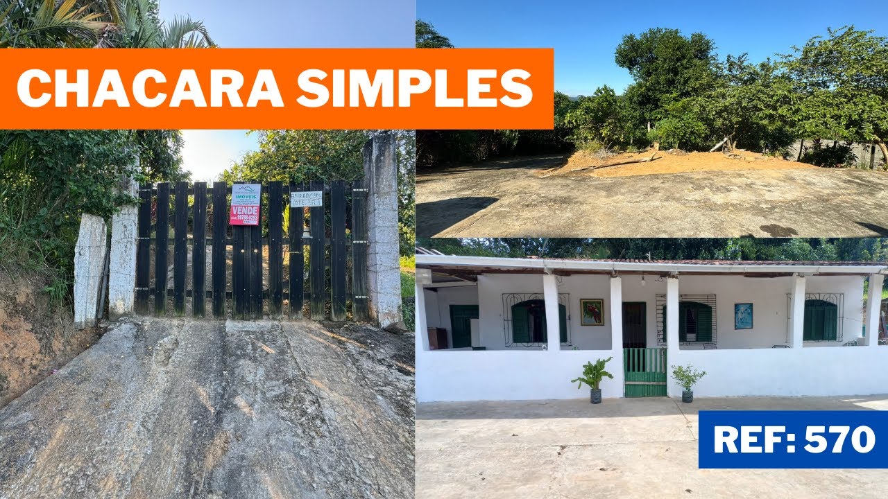 REF. 548, CHACARA SIMPLES EM PEDRO DE TOLEDO - SP, POR R$ 159.000,00.