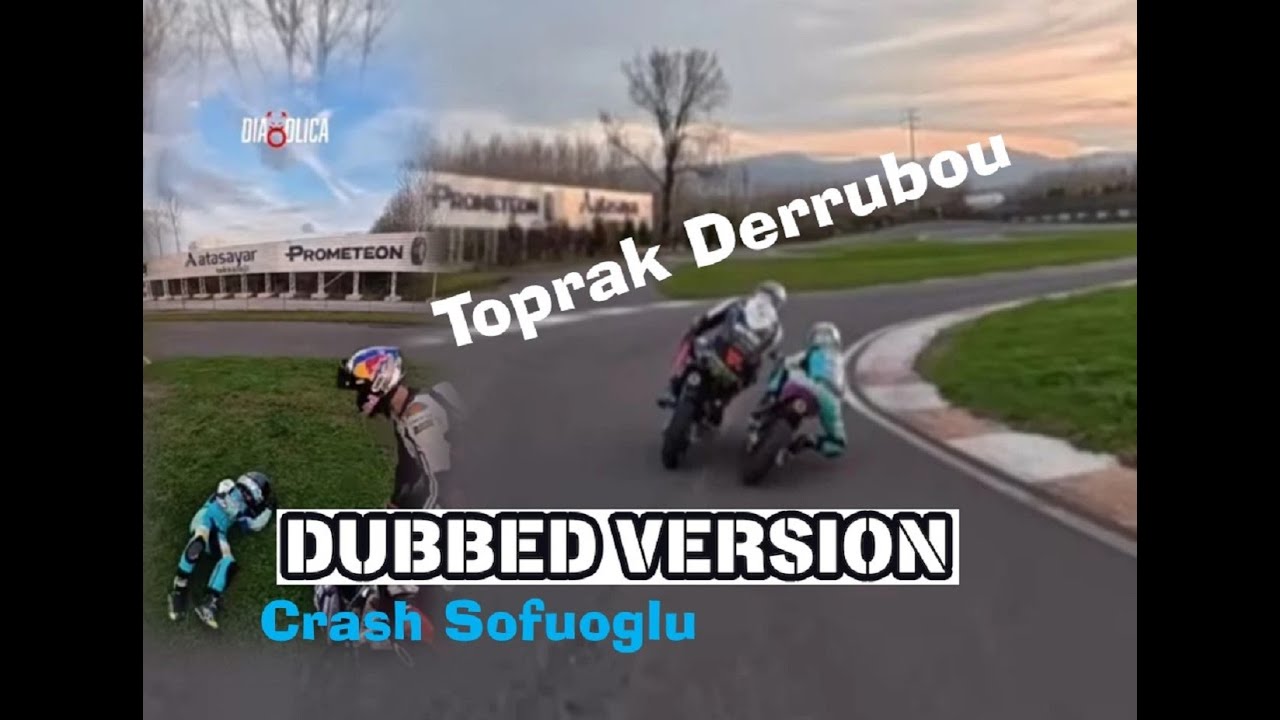 TOPRAK RAZGATLIOGLU derruba ZAYN SOFUOGLU em treino na PISTA