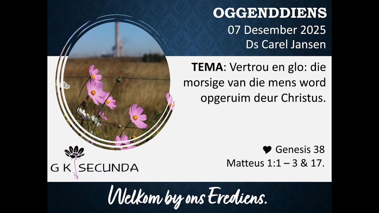 Vertrou en glo: die morsige van die mens word opgeruim deur Christus.