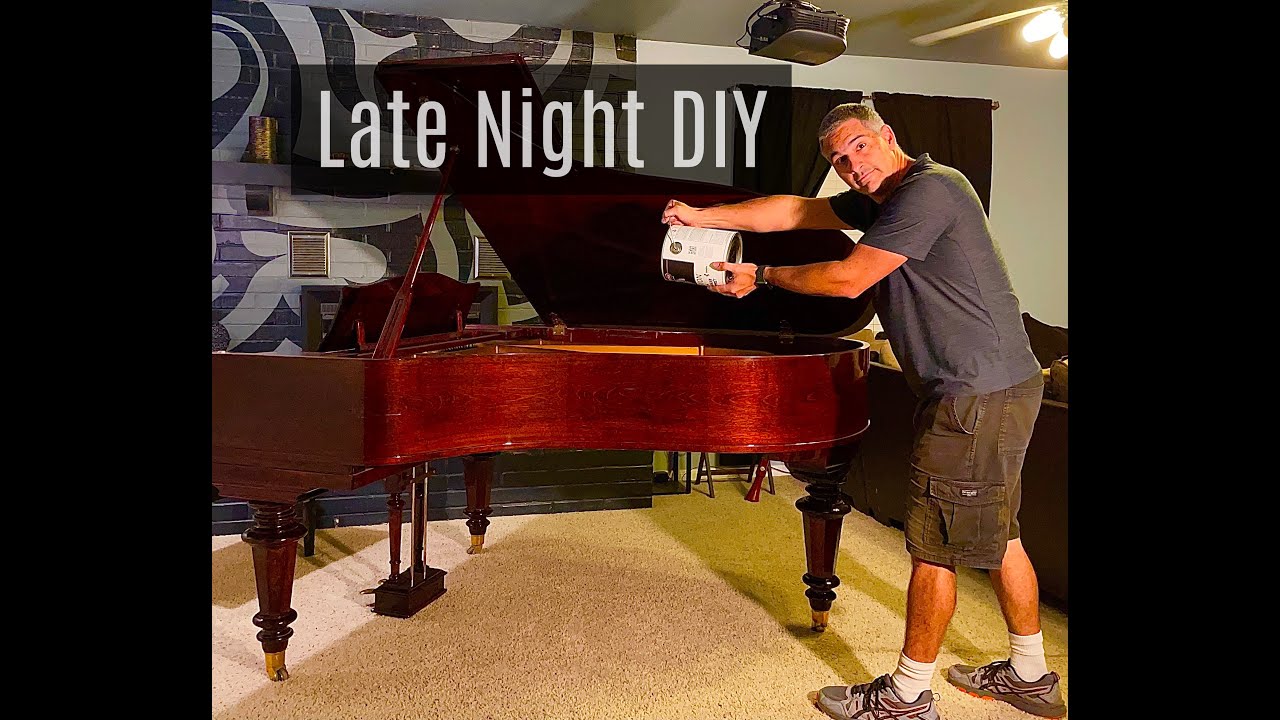 Feature DIY: Please don’t paint your piano with cheap house paint from your local box store. Ugh!