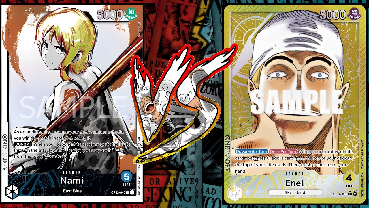 Nami VS Enel | One Piece TCG | OP07 Tournament Gameplay