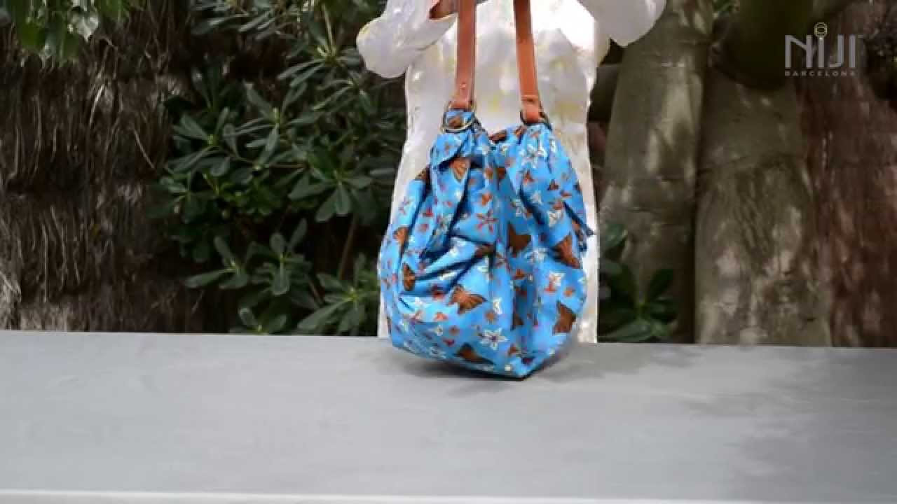 COMO HACER TU FUROSHIKI BAG   Modelo1: SIN NUDOS