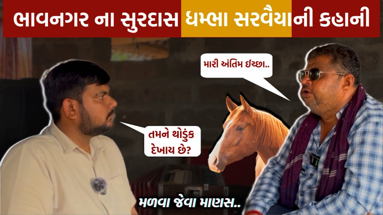 આ દરબારની ખુબીઓ ગણજો!! ધમ્ભા સરવૈયા કામરોળ / dhambha Sarvaiya Kamrol interview / the vavad