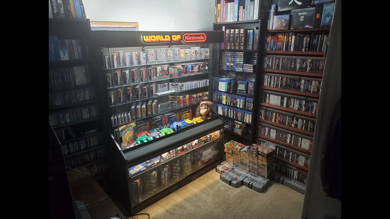 My World Of Nintendo Cabinet