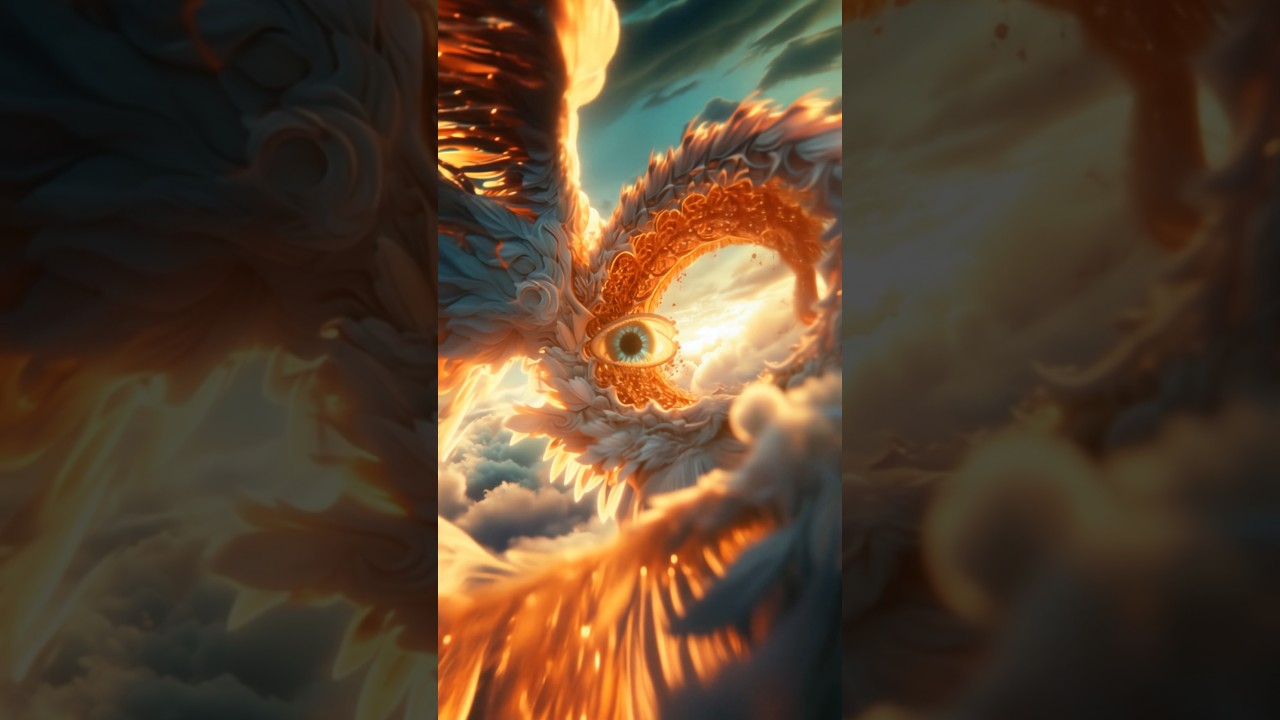 Biblically Accurate Angels 👁️ 🪽 (new AI tool just dropped🤯) Ezekiel 1 & 10 📖  #shorts