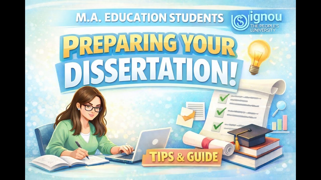 IGNOU MA Education Dissertation 2026 | Step-by-Step Full Guide 📘