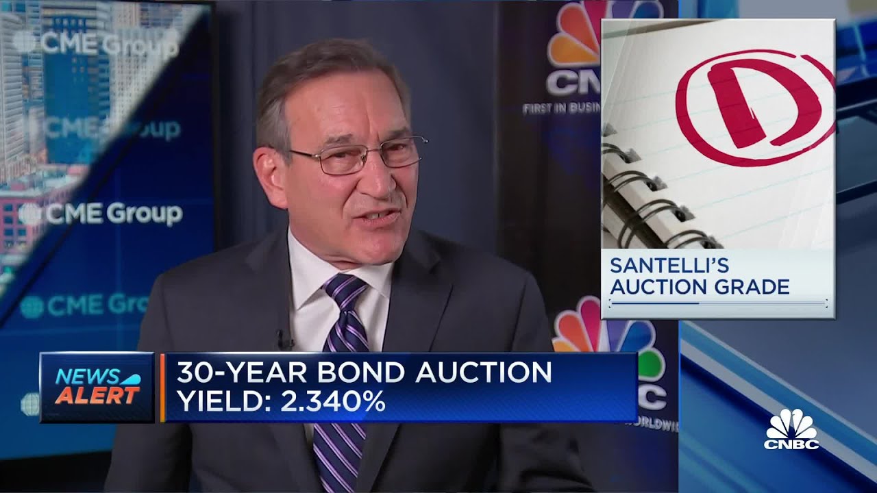 Treasury auctions $23B in 30-year bonds
