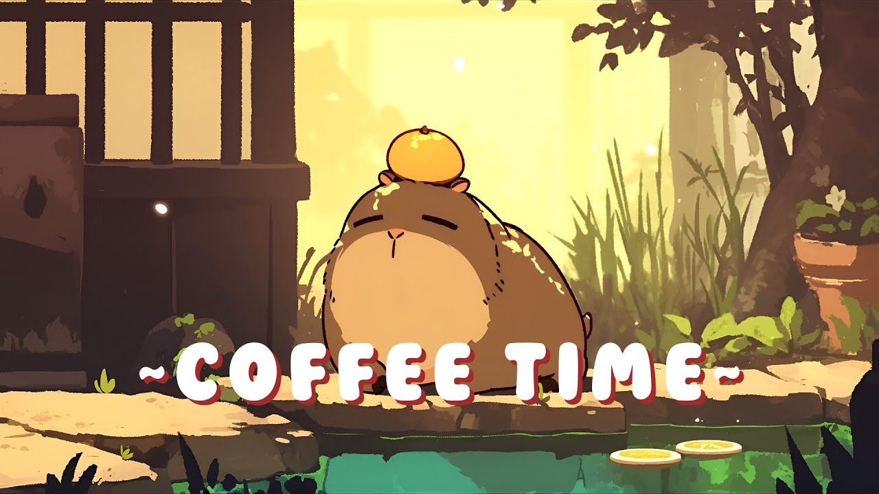 24/7 Capybara Lofi Beats | Relaxing Beats to Study/Sleep/Chill 🦫 ✨ 🌙 | Background Music