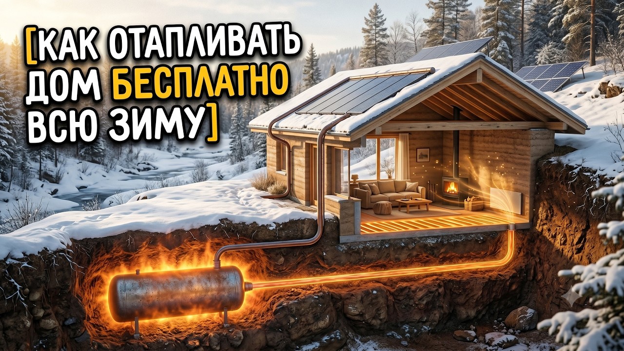 Этот подземный аккумулятор греет дом зимой за 0 рублей: почему его запретили?