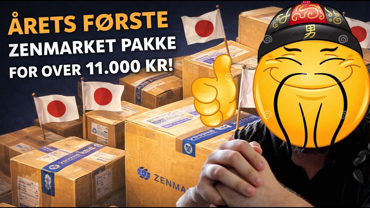 💥 ÅRETS FØRSTE ZENMARKET-PAKKE ER LANDET! | UNBOXING FOR OVER 11.000 KR 🤯📦🇯🇵