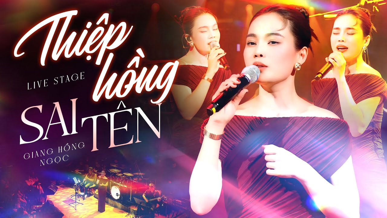 GIANG HỒNG NGỌC Cover Ca Khúc Hot MXH - THIỆP HỒNG SAI TÊN | Em viết thiệp hồng tên em thì đúng...