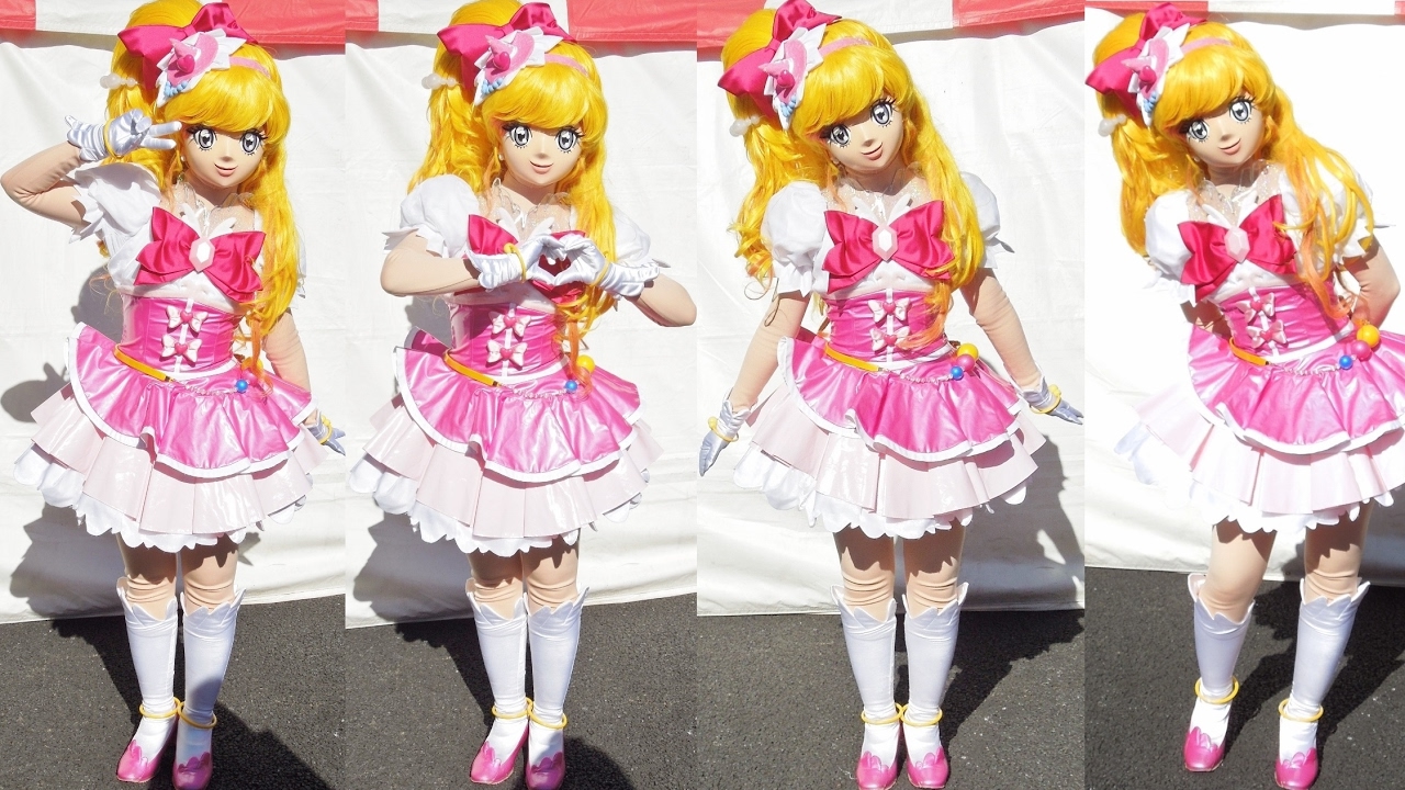キュアミラクルが4人？ 握手撮影会 【高画質】 Precure Show,Pretty Cure,Character Show