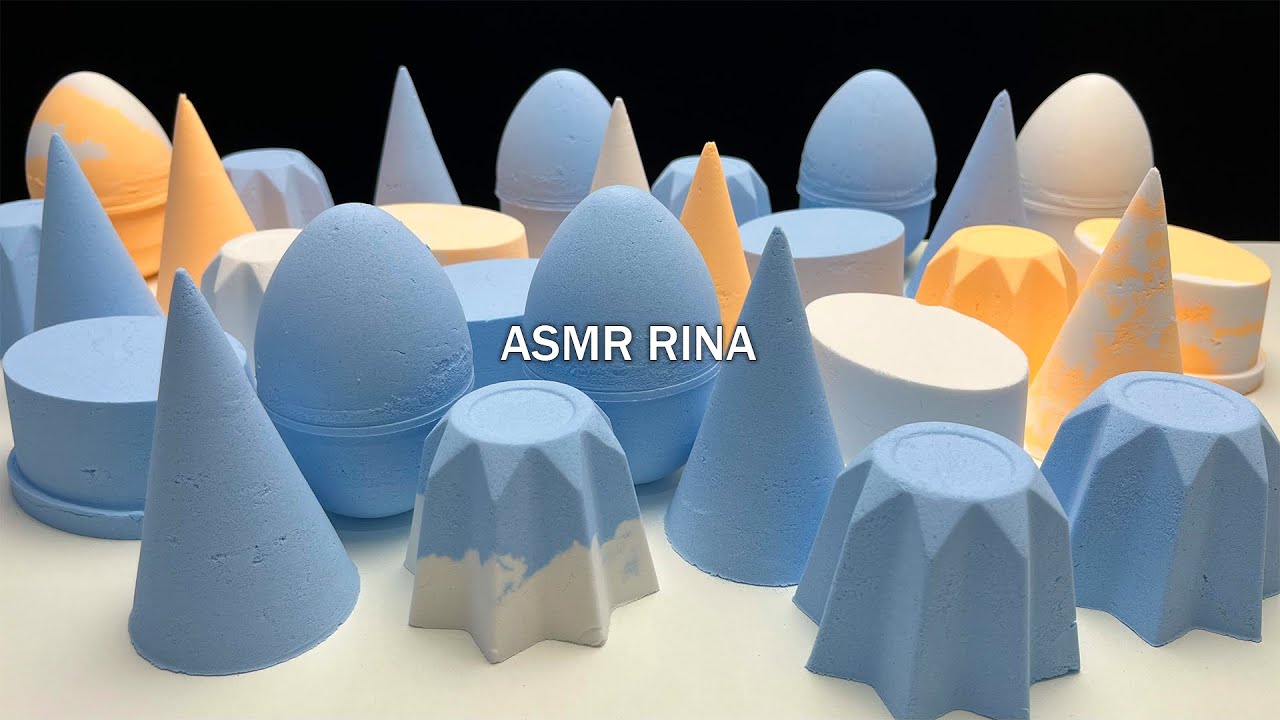 ASMR baking coda crunchy blue and orange