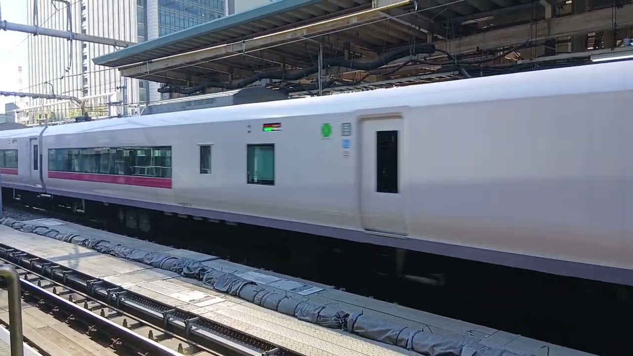 特急ときわ59号勝田行き東京駅8番線に入線