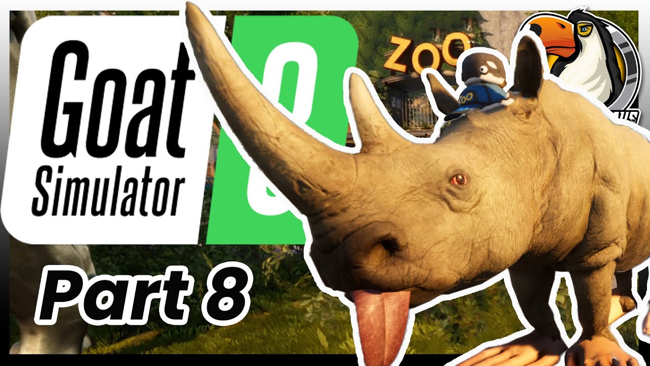 Я отправился в зоопарк, чтобы написать рецензию на Goat Simulator 3, и стал носорогом!