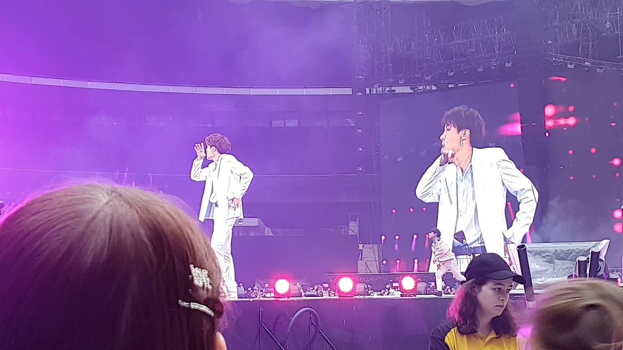 190602 TRIVIA JUST DANCE 방탄소년단 BTS Speak Yourself Wembley Stadium London 4K Ultra HD 60FPS Fancam