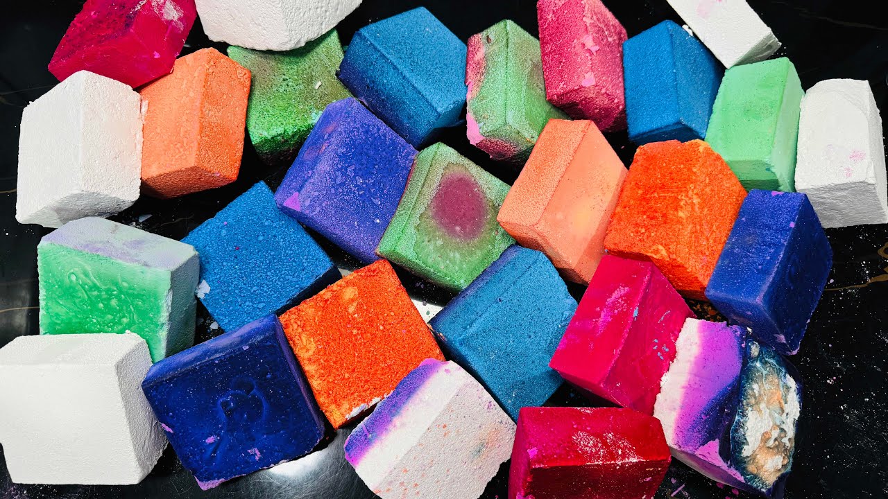 Variety Crispy Chalk ASMR Crush | Satisfying Chalk ASMR Crushing Video 