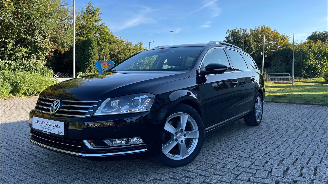 Осмотр Volkswagen Passat B7  Highline в полной комплектации из Германии