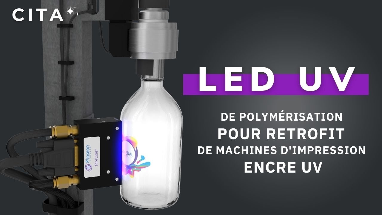 LED UV Phoseon pour séchage encres Sérigraphie Numérique Flexo- Cita