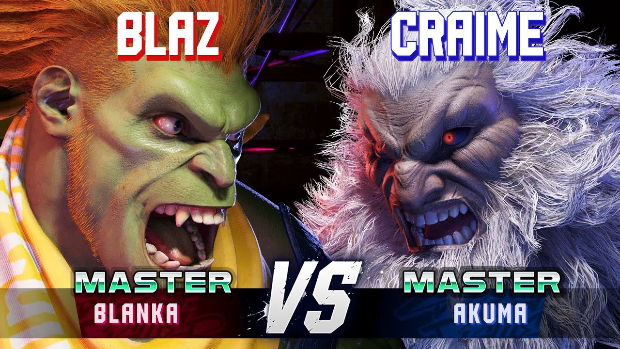 SF6 ▰ BLAZ (Blanka) vs CRAIME (Akuma) ▰ High Level Gameplay