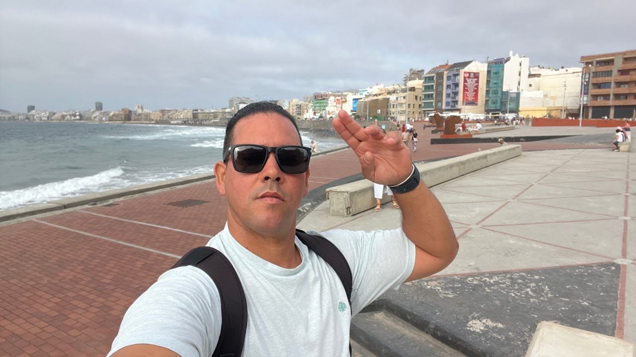 🔴 Caminando por Las Palmas: Playas, Ciudad y Vida Local en Directo🇮🇨