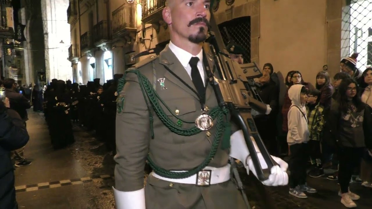SEMANA  SANTA  JACA  26  MARZO  2024  PROCESIÓN  DEL  SILENCIO