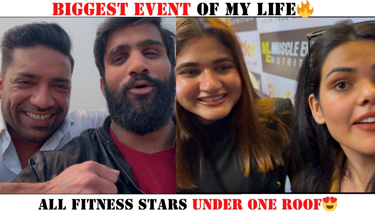 Biggest Event Of My Life🔥| All Fitness Stars Under One Roof😍| Nitin Chandila