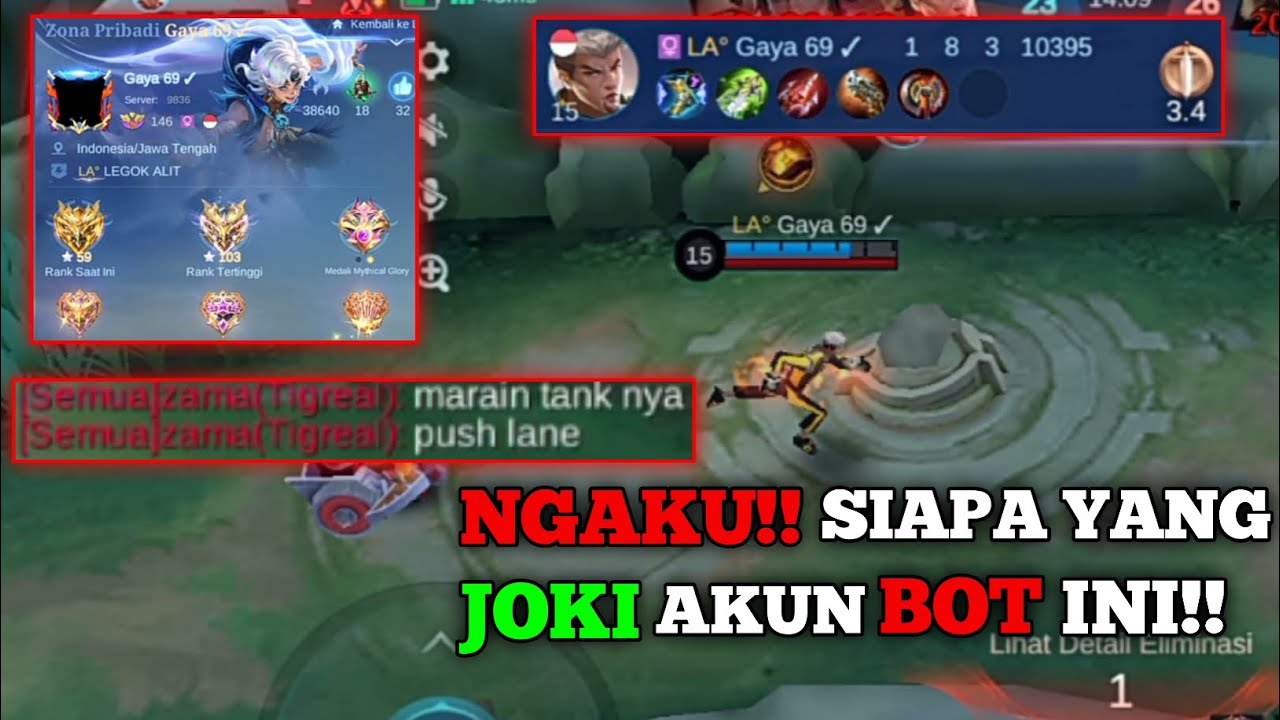 CHOU ROAM DAMAGE TAPI GA BISA NGEDAMAGE MALAH FEED BRAWL DI 1 LANE - Mobile Legends #mlbb #phoveus 