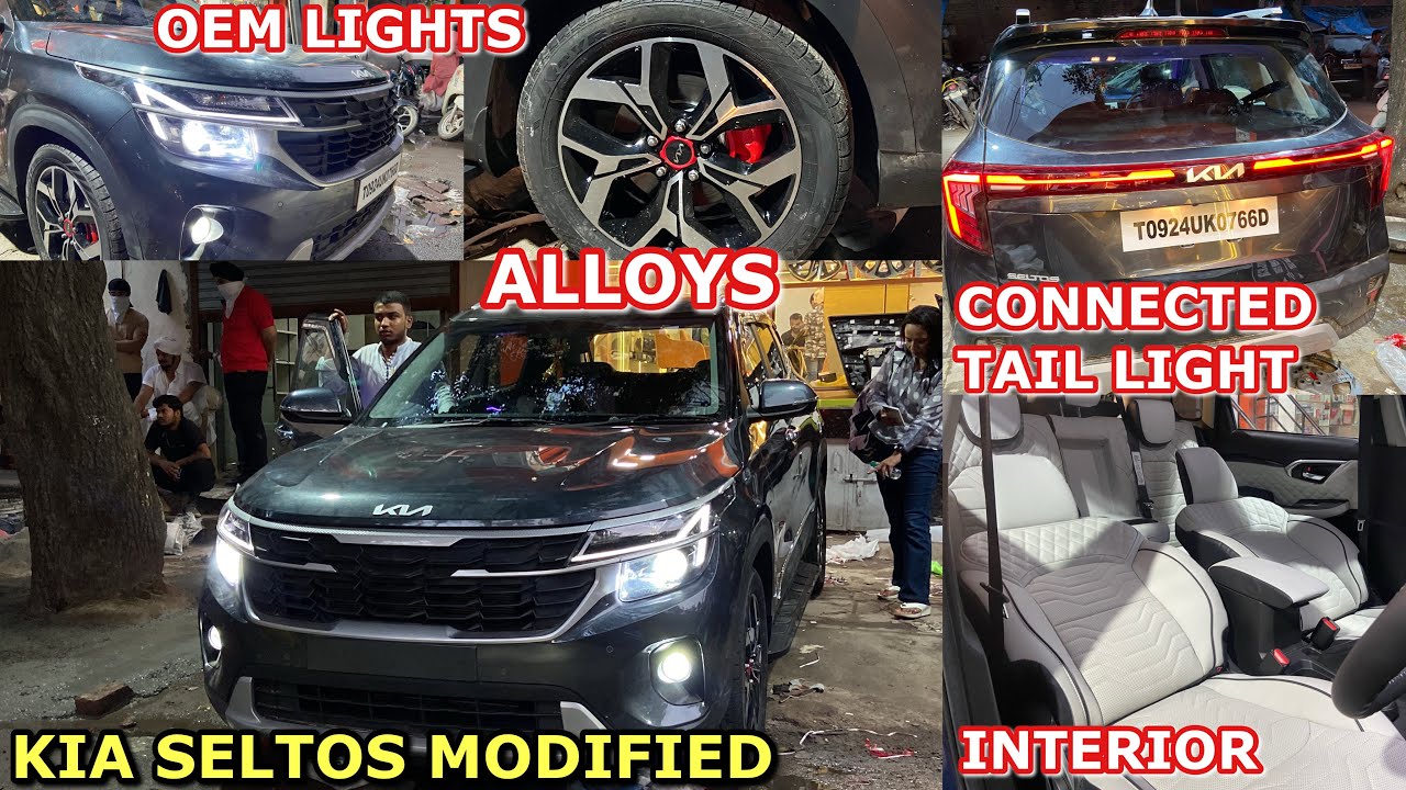 2024 KIA SELTOS HTK(O) FULLY MODIFIED WITH PRICE | KIA SELTOS MODIFIED | SELTOS MODIFICATION
